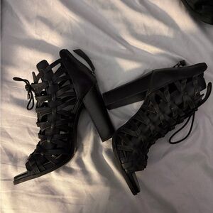 Jessica Simpson Black Women's Heeled Sandals